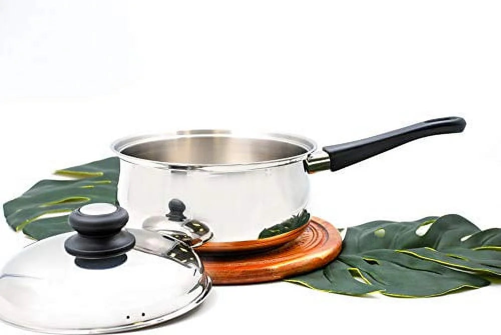 2-Quart Stainless Steel Sauce Pan with Lid O625