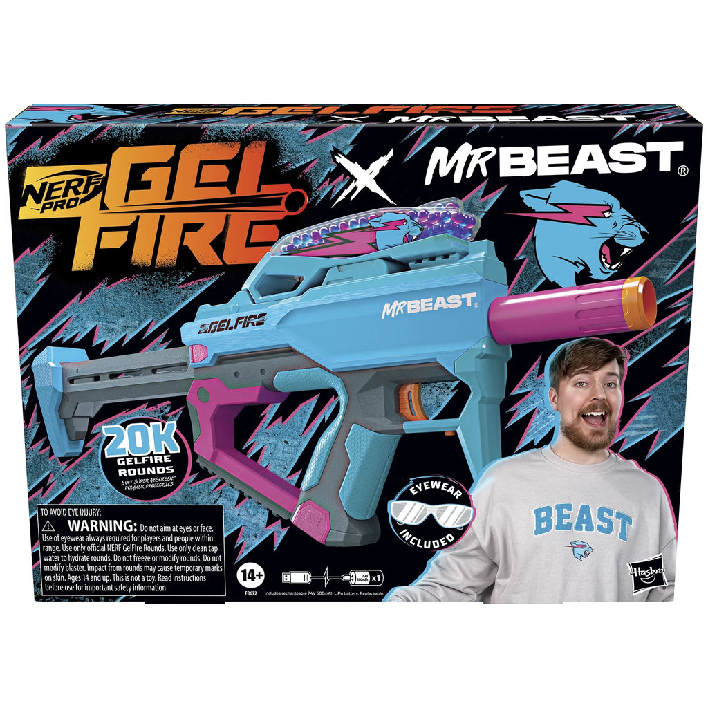 Toy Gel Blaster with 20000 Water Bead Rounds and Eyewear H28704