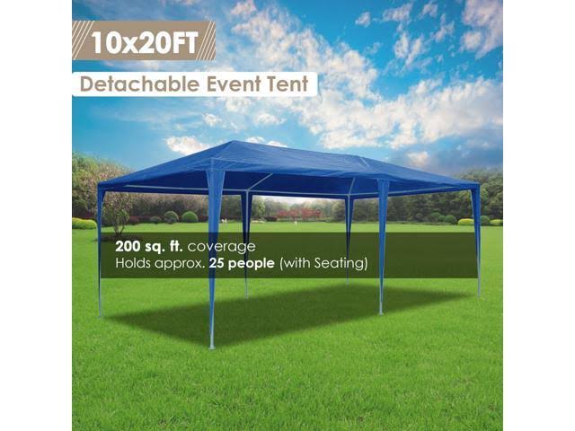 Outdoor Wedding Party Patio Gazebo with 6 Removable L7155