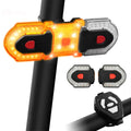 Wireless Control Bike Turn Signal Light Waterproof Bicycle Front Rear Safety Warning Light N7960