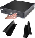 Heavy Duty Black Push Open Cash Drawer with Metal Bracket A65125