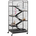 Black 6 Level Small Animal Cage J999