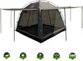 8ft x 8ft Screened 4-Person Camping Tent Z9604