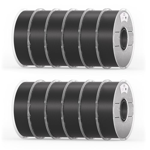 Silk PLA 3D Printer Filament Bundle, Dual Color 1.75mm, 4 Spools 200g Each C154578