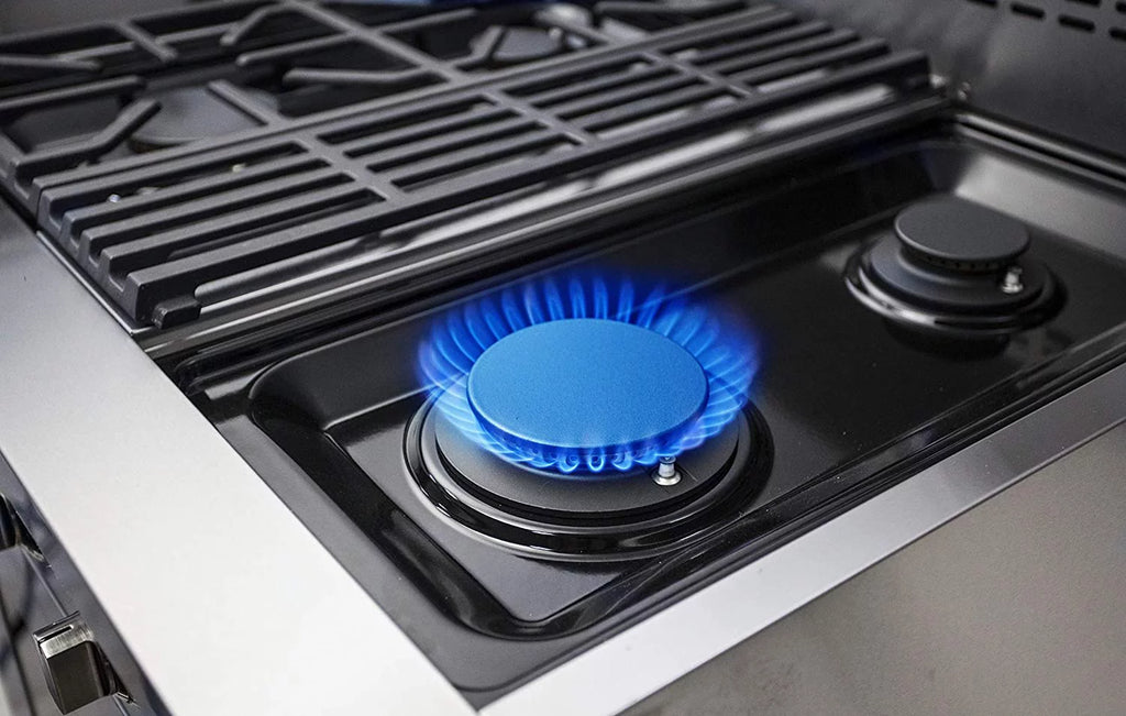 48" Stainless Steel Propane Gas Range with Convection Oven E985080