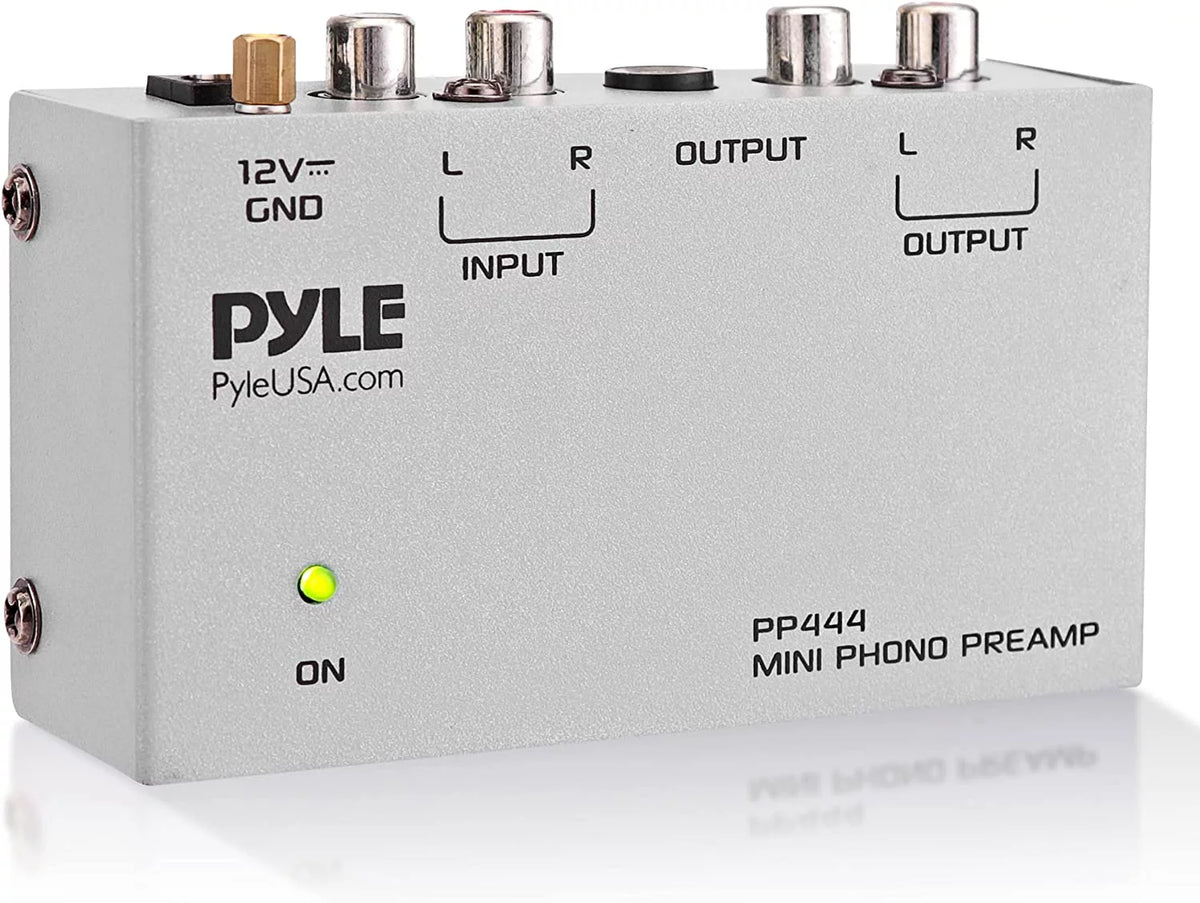 Mini Electronic Audio Stereo Phonograph Preamplifier with RCA Input & Output Q9866