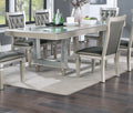 Silver Hue Glass Rectangle Dining Table A951