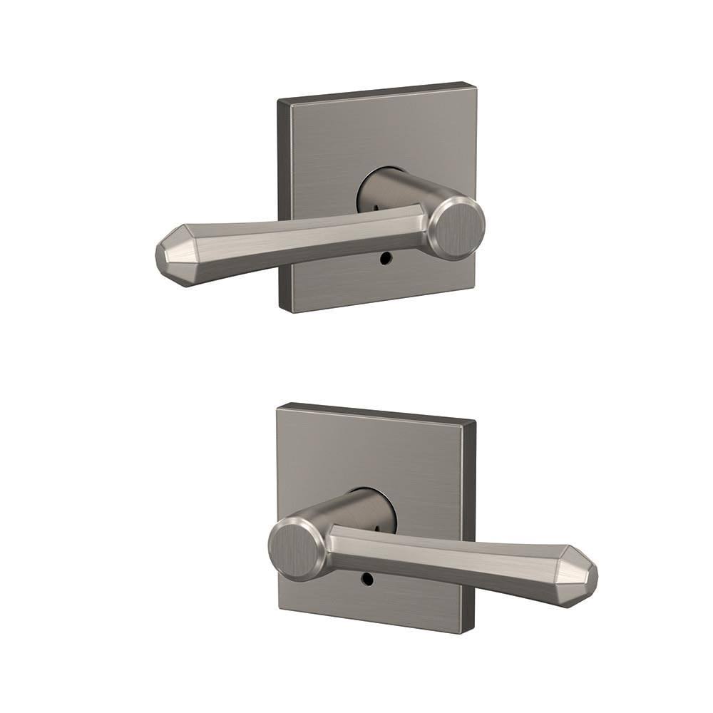 Satin Nickel Non Turning Dummy Lever Lock T342758