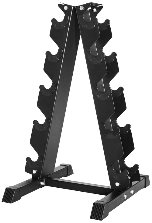 150 LB Dumbbell Set with A-Frame Rack G279