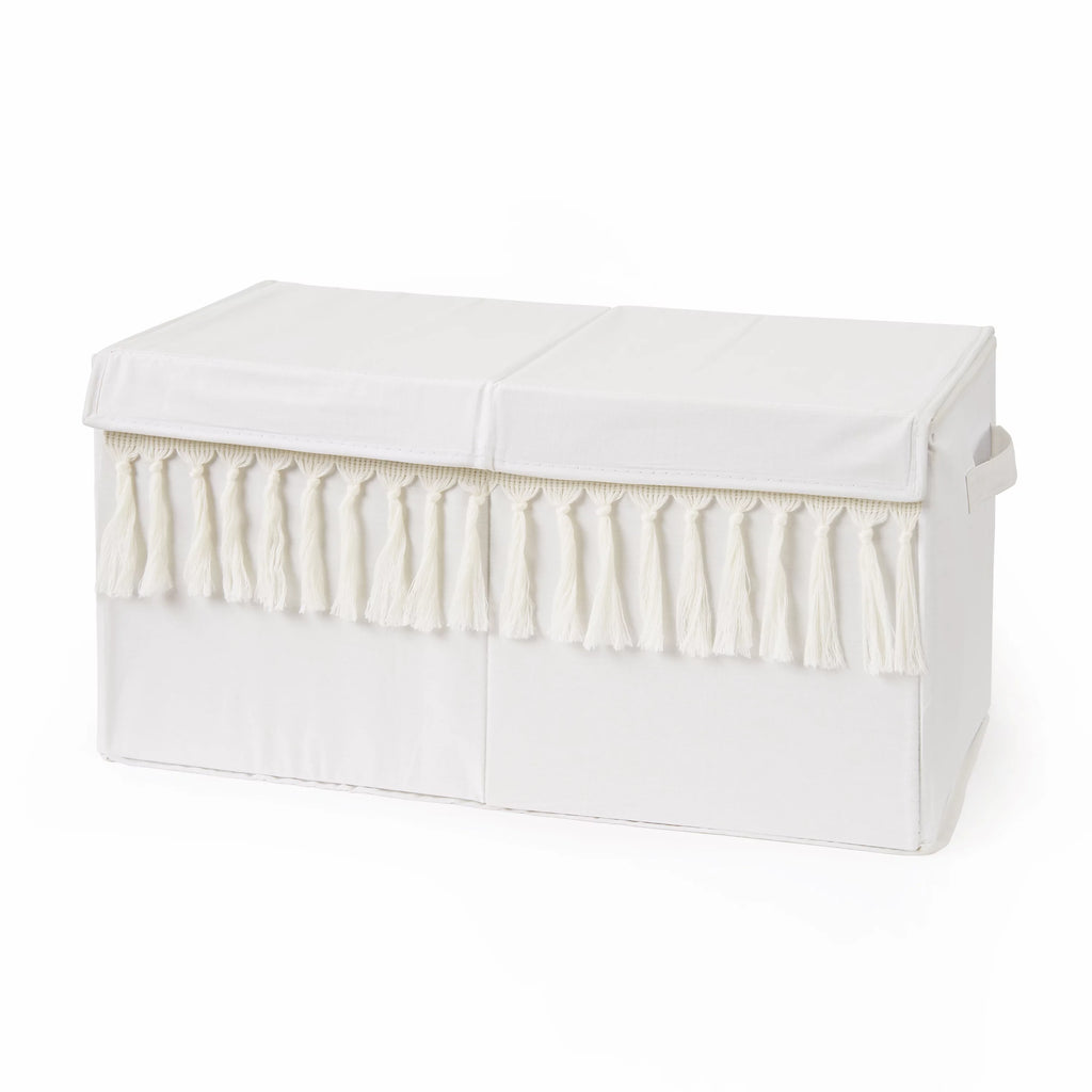 Ivory Storage Fabric Toy Box O7015