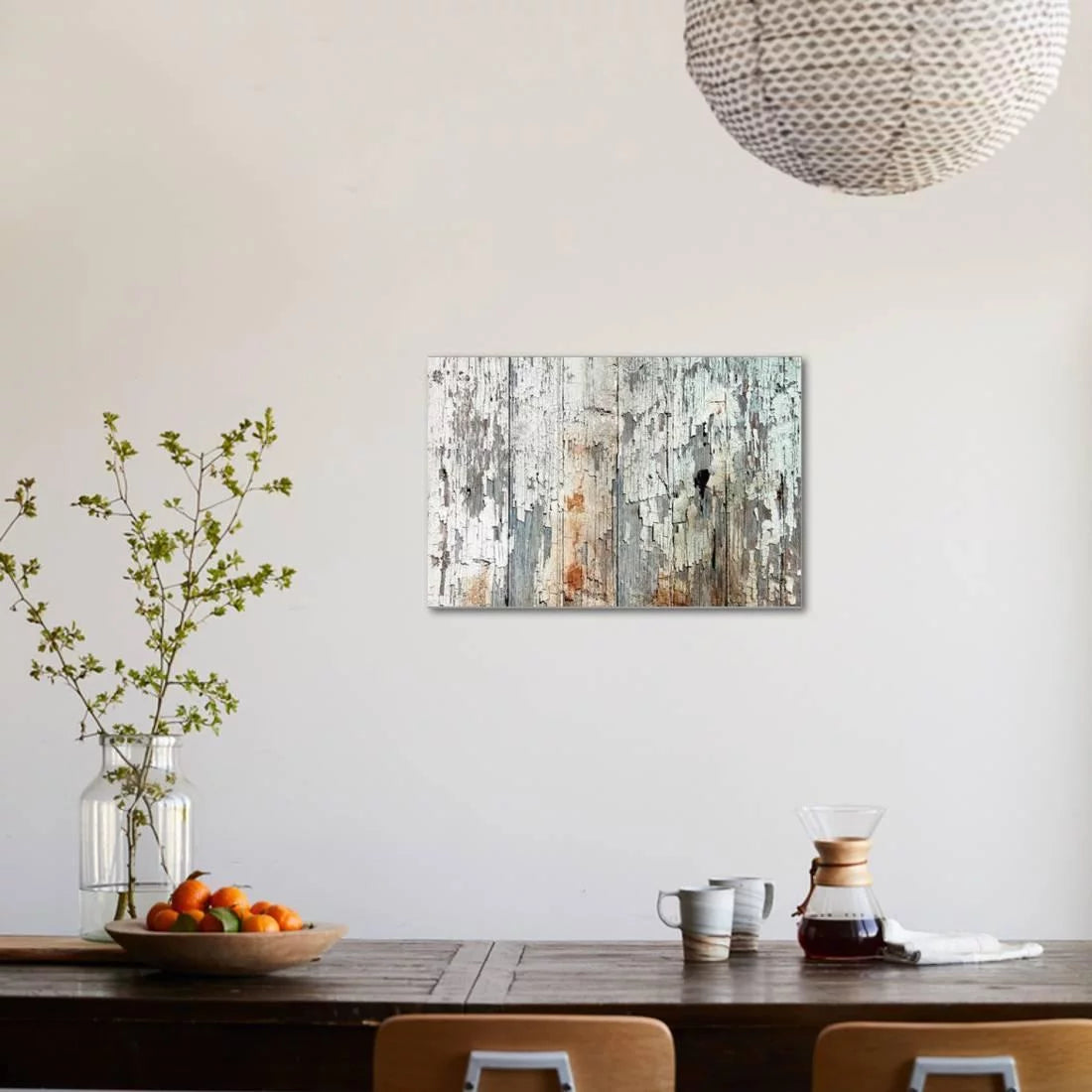 Wood Planks Stretched Canvas Wall Art J340047