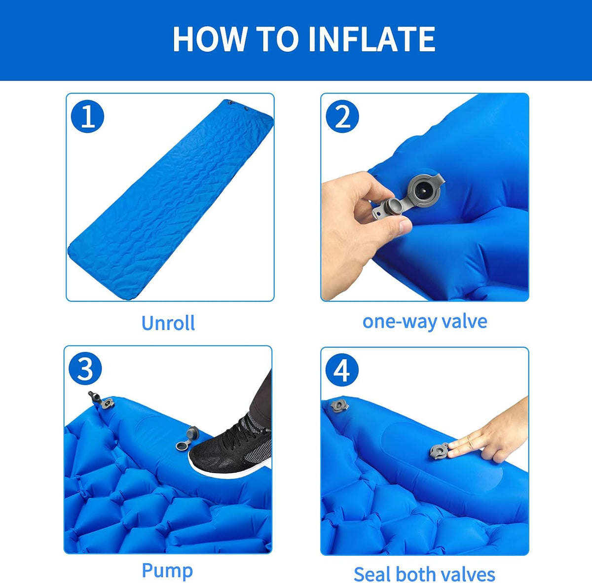 Ultralight Inflatable Camping Sleeping Pad G849