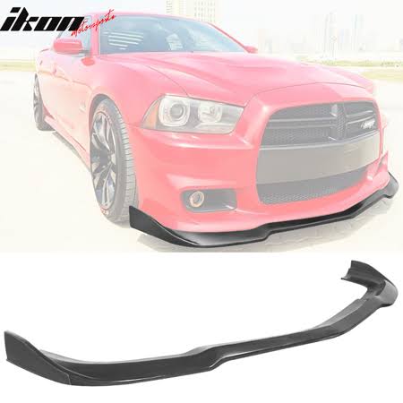 Black PU Front Bumper Lip Splitter C214416
