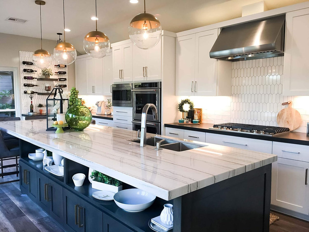 Stainless Steel Wall Range Hood with Baffle Filters W5776