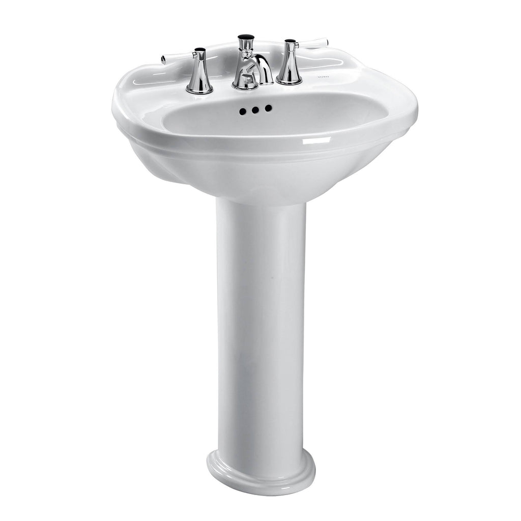 Cotton Pedestal Lavatory V45536