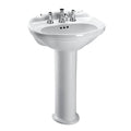Cotton Pedestal Lavatory V45536