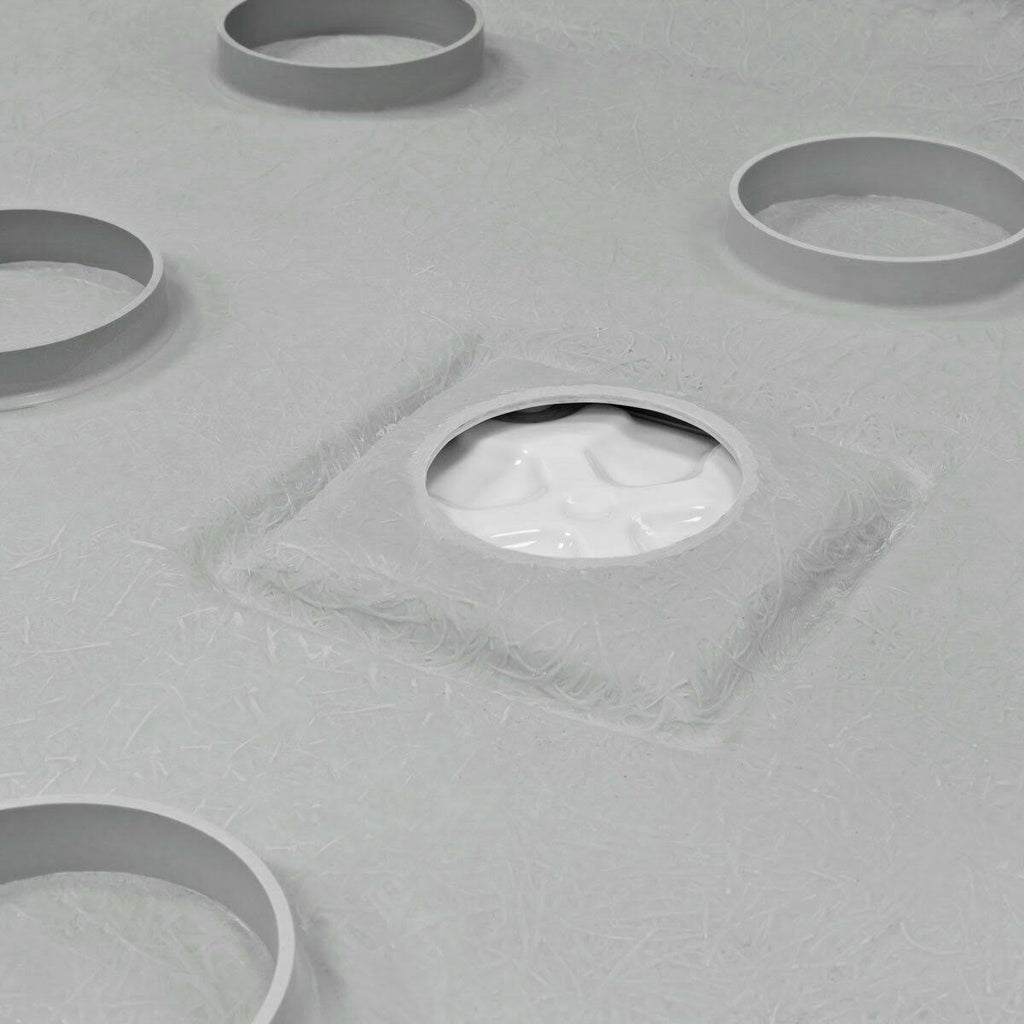 Shower Base Pan with Right/Left Drain P327554