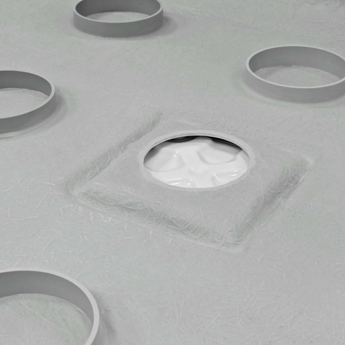 Shower Base Pan with Right/Left Drain P327554