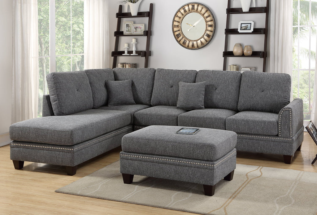 Ash Black Sectional J70107