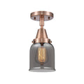 Antique Copper Small Bell Flush Mount K264654