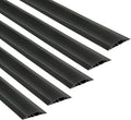 6ft Linkable Floor Cord Cover Cable Protector 5 Pack Black R79625