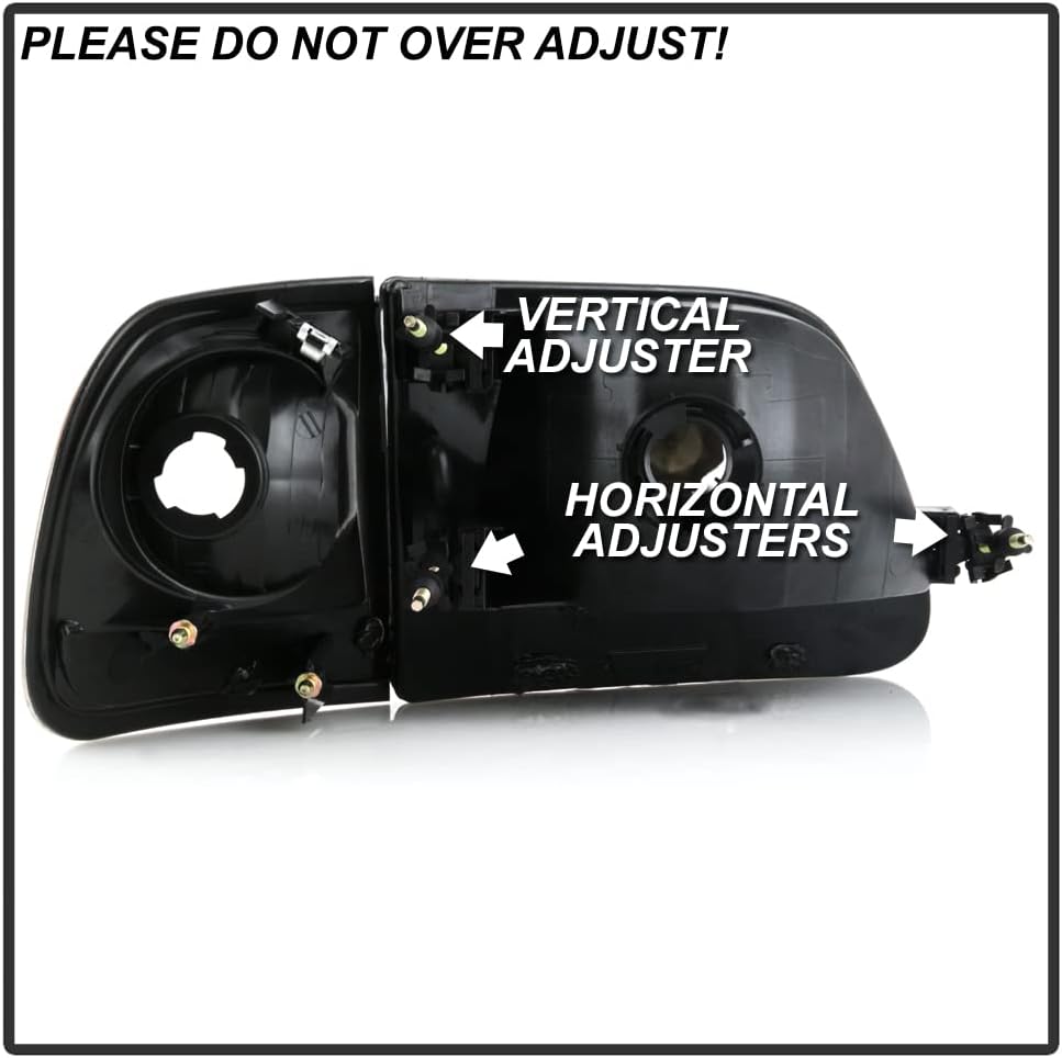 Black Housing Headlights with Corner Lights Assembly X818455