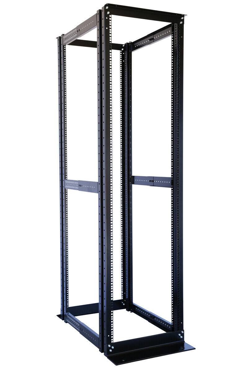 42U 4 Post Open Frame Server Rack Enclosure with One Shelf E190253