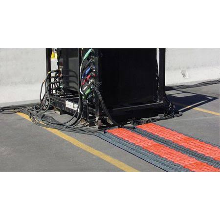 Black Orange 5-Channel Cable Protector C37825