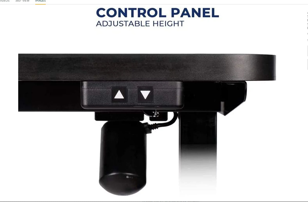 Electric Standing Desk 48 x 24 Inches Height Adjustable Z154