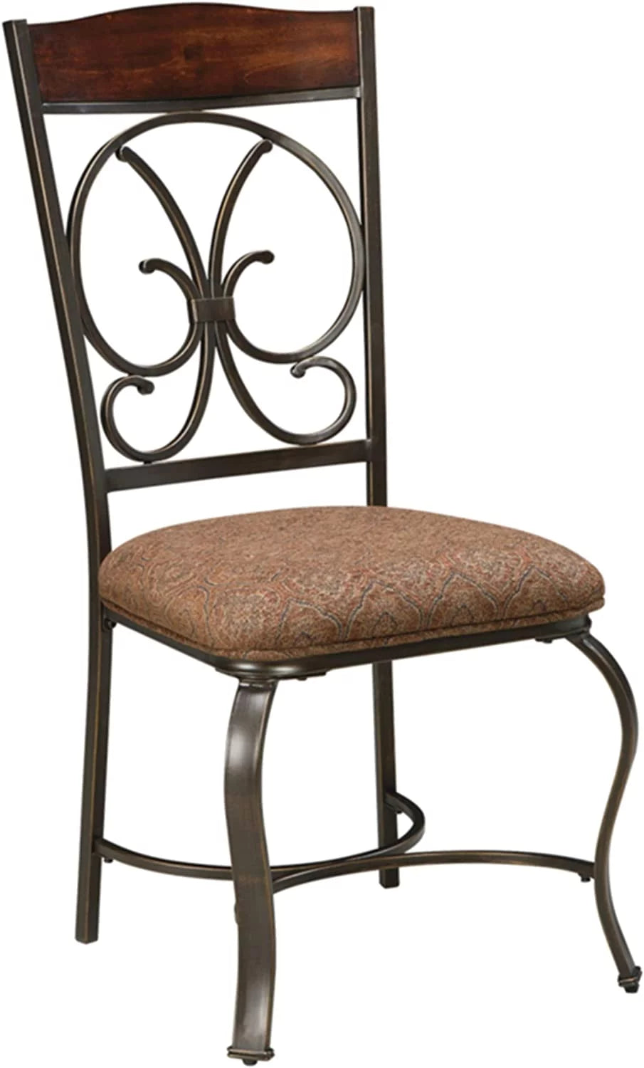Brown Dining Chair with Cushion, 4 Count V311401