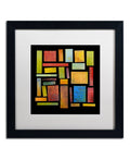 White Matte with Black Frame Art N63935