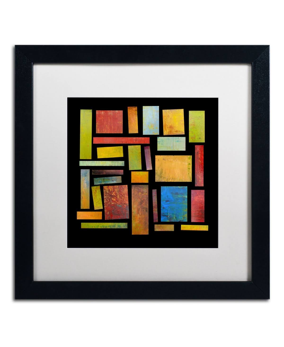White Matte with Black Frame Art N63935
