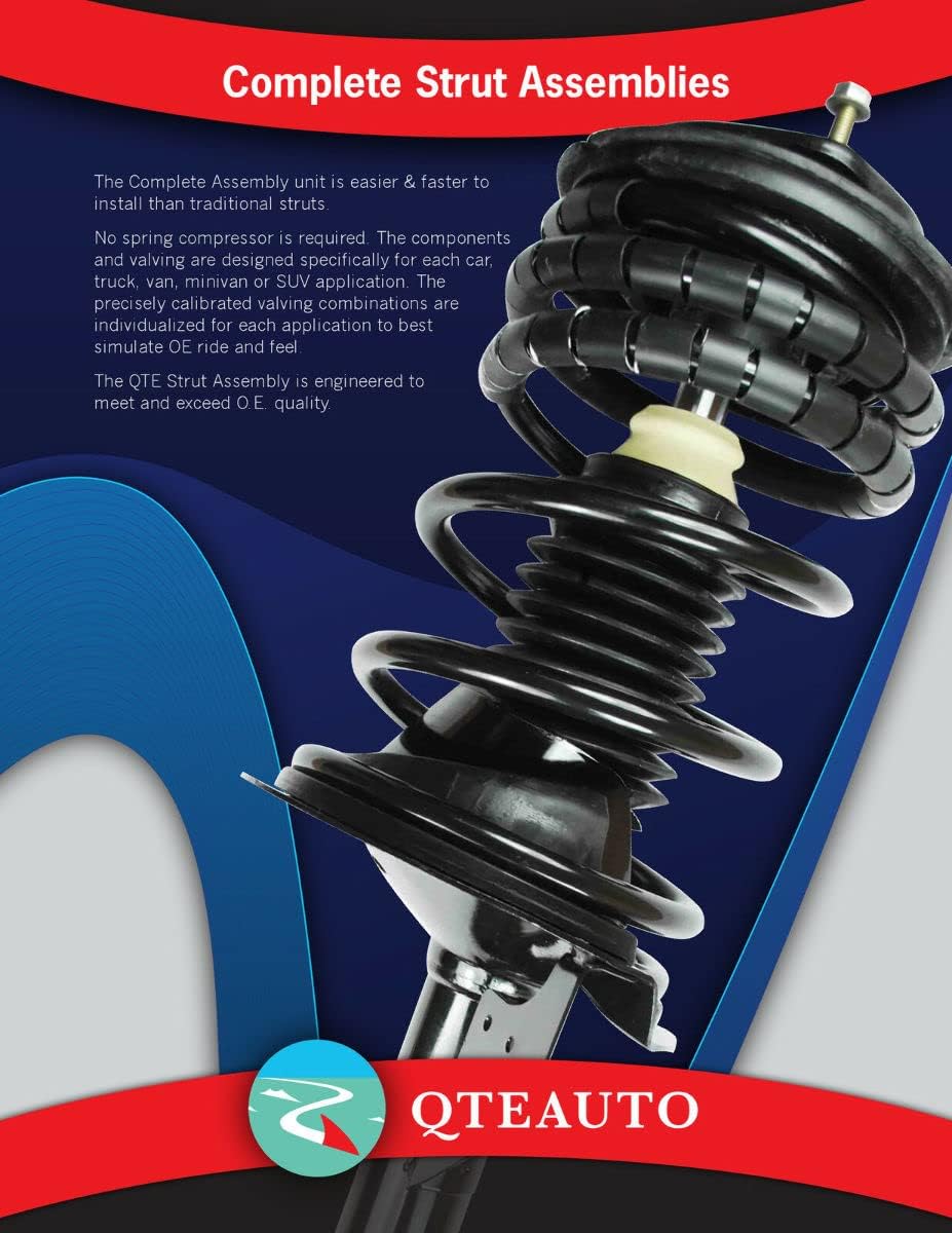 Front-Rear Set 4 Quick Complete Strut-Shock Q408