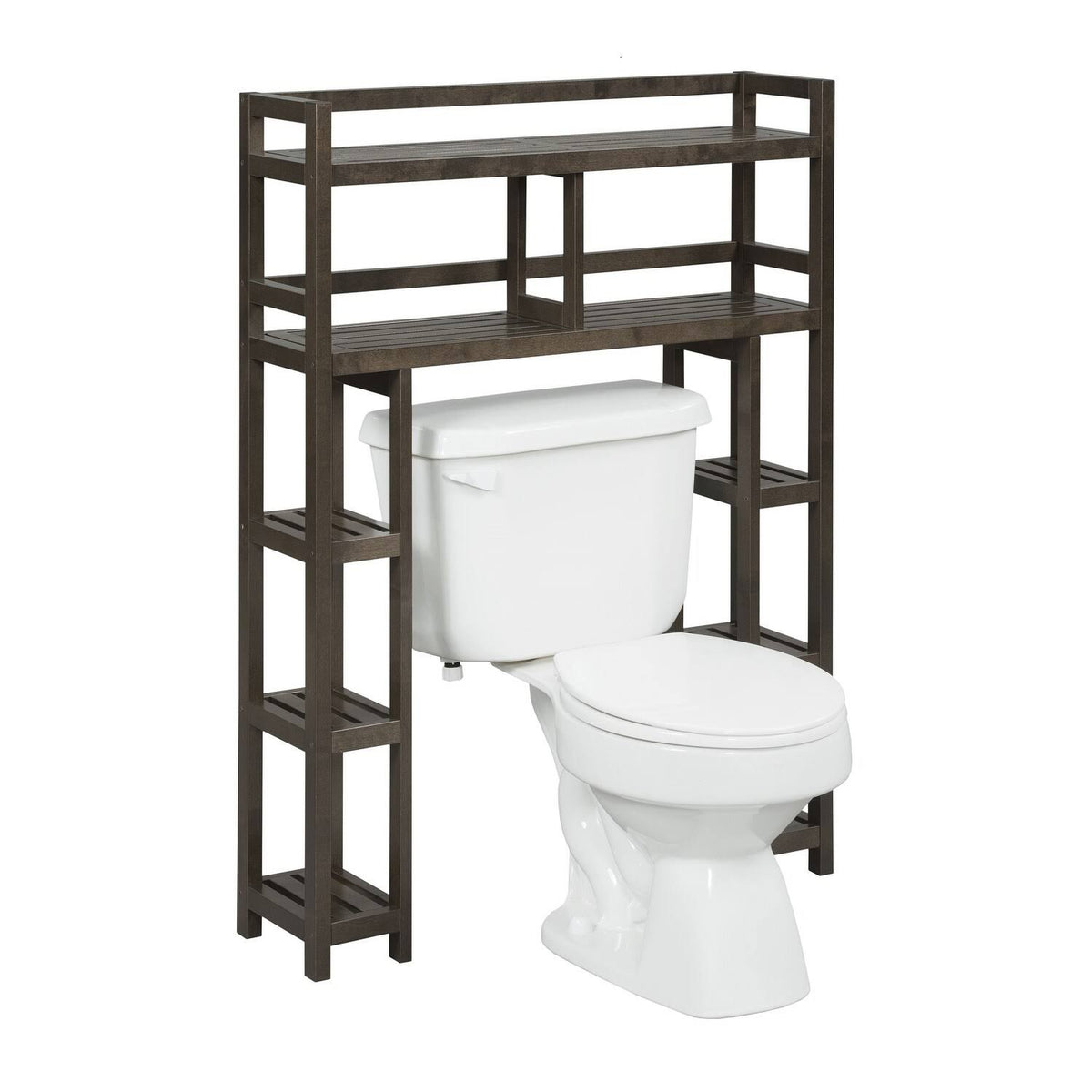 White Bathroom Organizer with 2 Shelves A6721