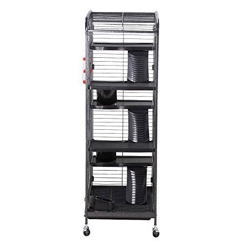 Black 6 Level Small Animal Cage J999