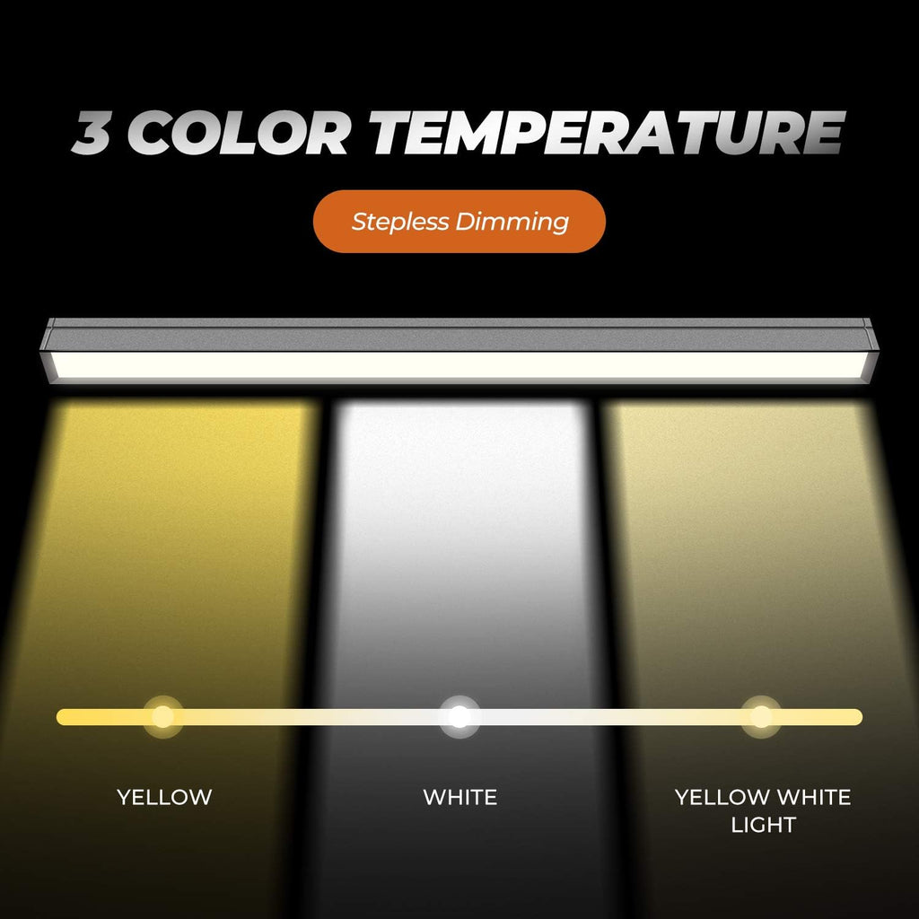 22” LED Piano Lamp with Clamp, 3 Color Modes G41388