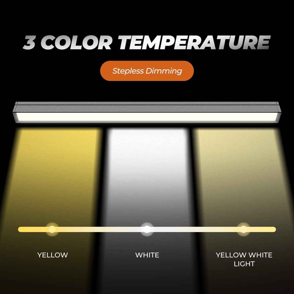 22” LED Piano Lamp with Clamp, 3 Color Modes G41388