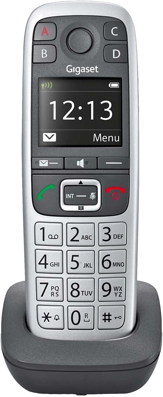 Two Cordless Phones with Answering Machine, Extra Large Keys, Pack of 2 E925