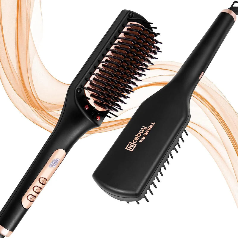 Ionic Hair Straightener Brush with 6 Temp K6531