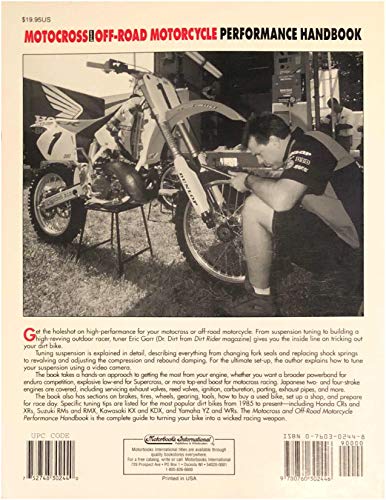 Motocross and Off-Road Motorcycle Handbook D136