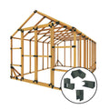 10 ft. W x 16 ft. D Storage Shed Kit U749