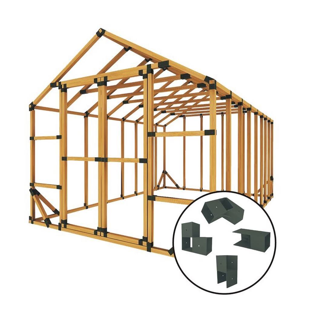 10 ft. W x 16 ft. D Storage Shed Kit U749