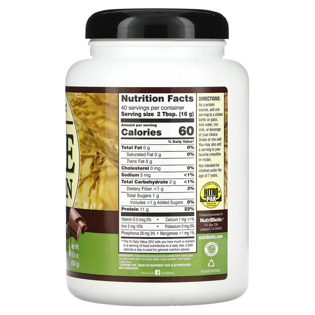 Rice Protein Chocolate 1 lbs 6.9 oz Pack of 4 D48432