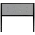 Full Light Gray Upholstered Panel Headboard D5175