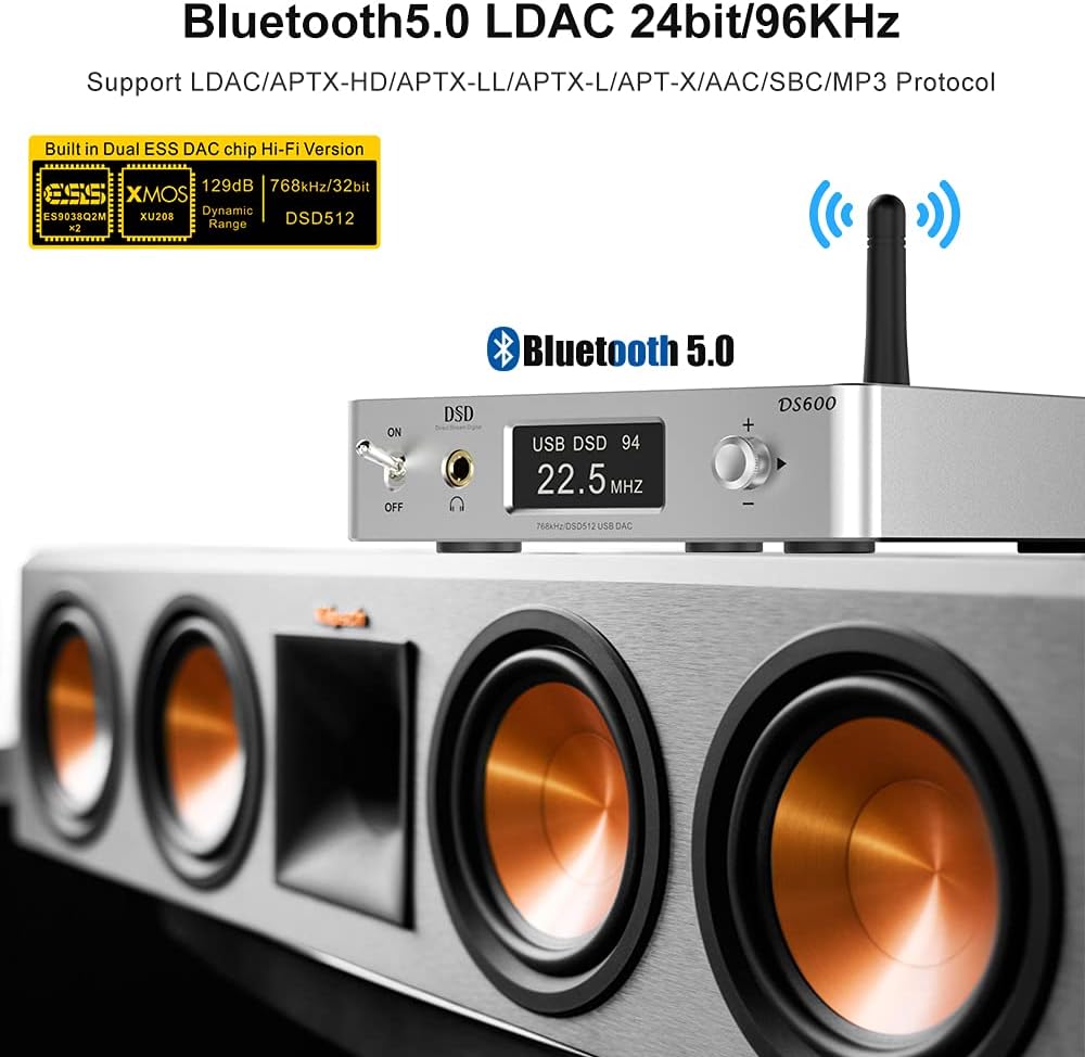 HiFi DAC & Headphone Amplifier with Remote Control N81719