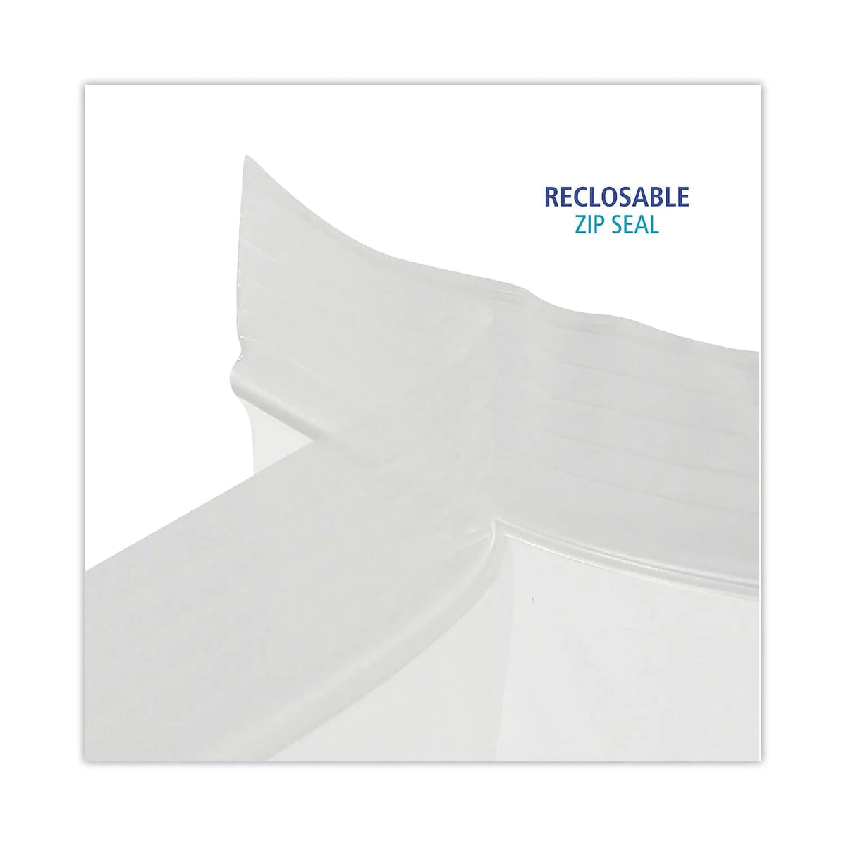 Reclosable Food Storage Bags, 1 gal, Clear, 250/Box P1539