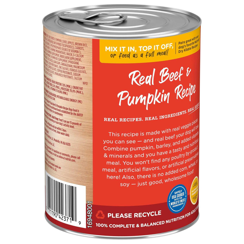 Real Beef & Pumpkin Recipe Wet Dog Food P66588