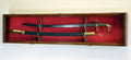 Sword Display Case Cabinet with Lockable Wall Rack Box P712