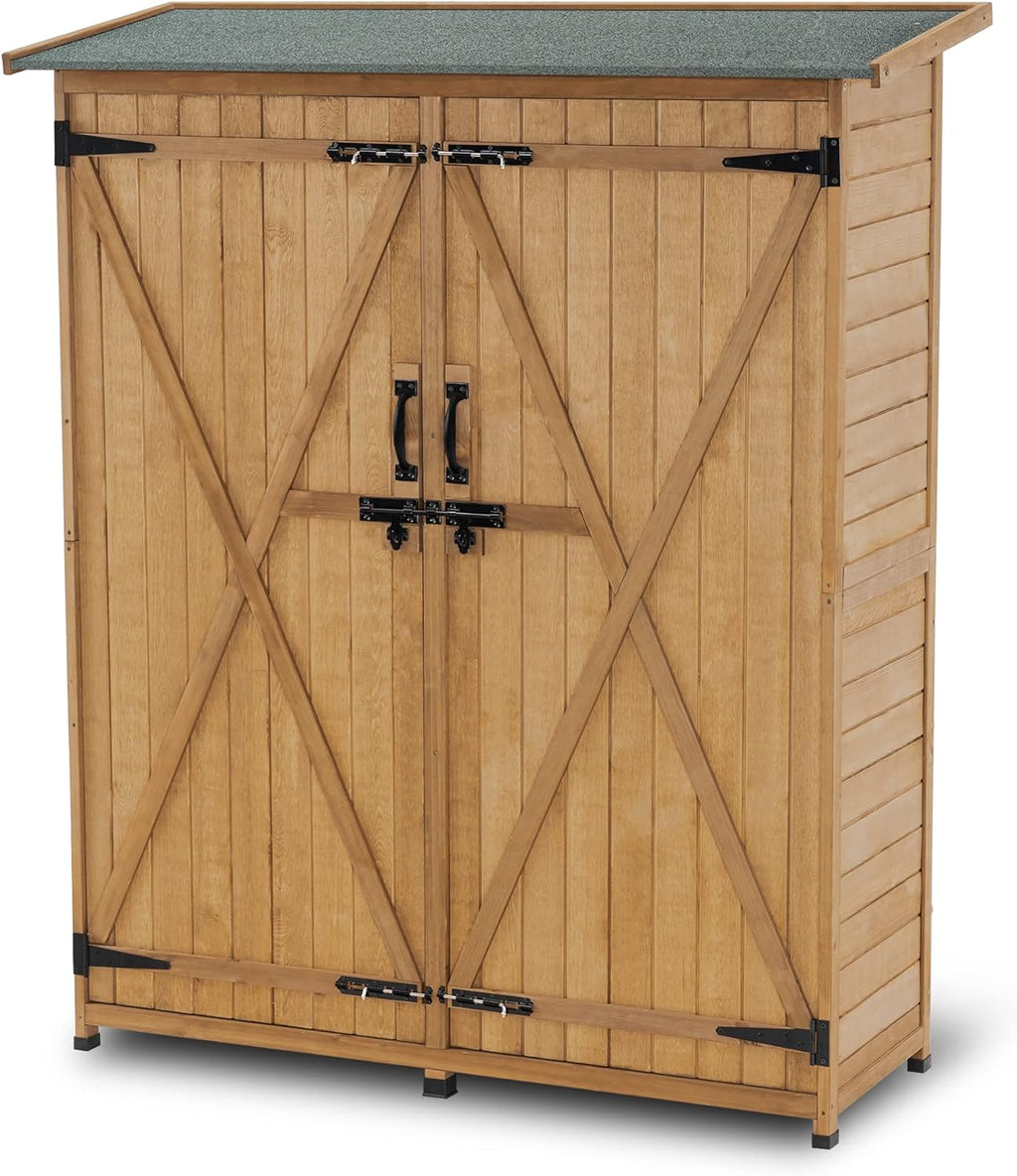 Outdoor Storage Cabinet with Double Lockable Doors A465690