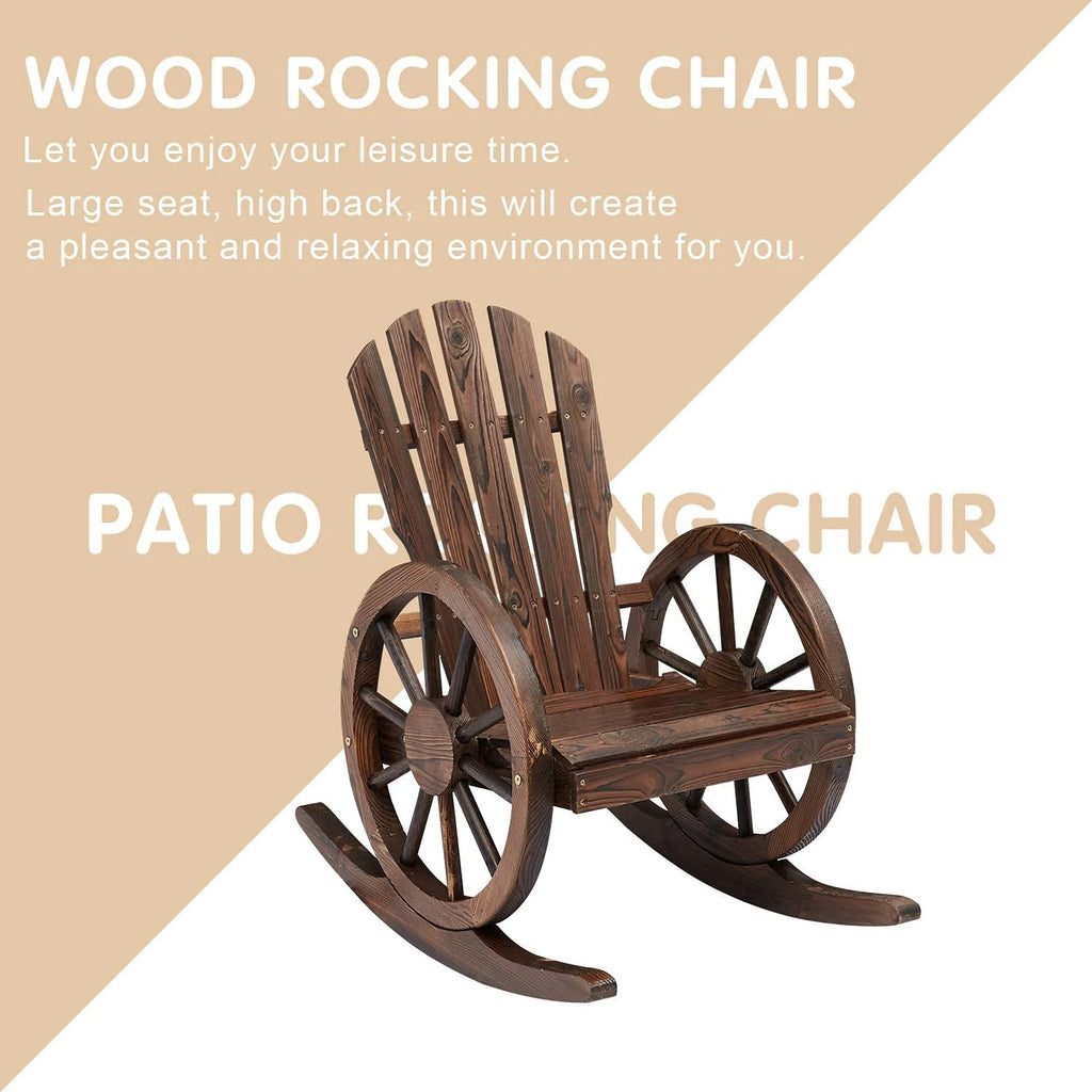 Wooden Outdoor Rocking Chair G68507